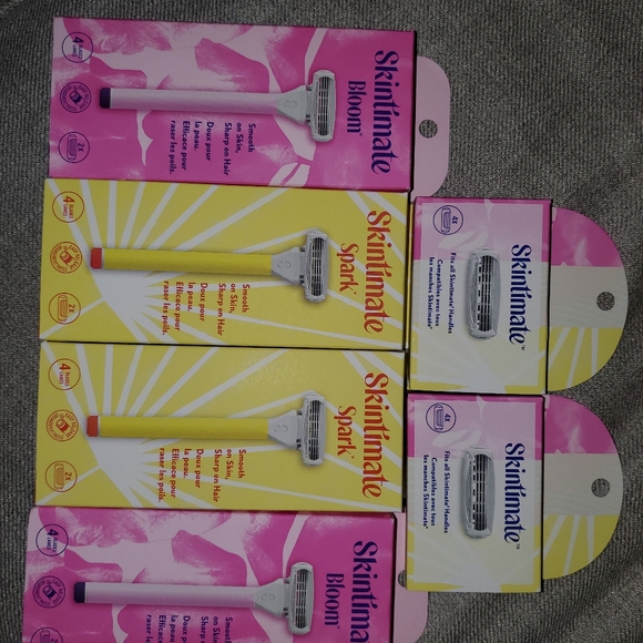 6 piece skintimate razors refills new